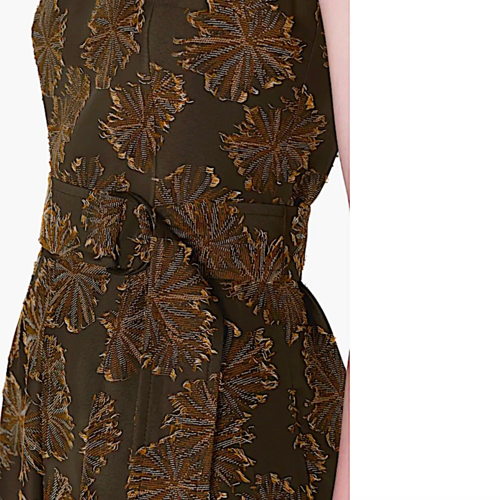 Desert Flower Jacquard Midi Dress Akris punto - Picture 12 of 16
